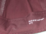 WWF Hat Wonder Woman Dr Pepper Logo Maroon Nissin Cap VTG Velcro