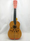 AS-IS 2 Birds Ukulele Mini Acoustic 6 String Guitar Pyrography Wood Burning Lyre Logo Uke