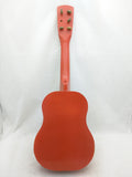 AS-IS 2 Birds Ukulele Mini Acoustic 6 String Guitar Pyrography Wood Burning Lyre Logo Uke