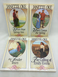 4 Janette Oke Book When Hope Spring Canadian Tender Years Prarie Emily Evans