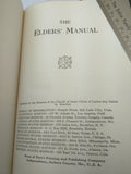 1927 The Elders Manual LDS Mormon Missionary Heber J. Grant President Independence Missouri Mission