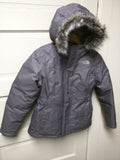 L 14 16 North Face GIRLS Dryvent 550 DOWN PARKA Mauve GREENLAND Waterproof Purple