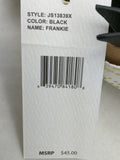 New Frankie Wallet Jessica Simpson Black Logo Wallet Zip Around Snap $45 MSRP