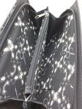 New Frankie Wallet Jessica Simpson Black Logo Wallet Zip Around Snap $45 MSRP