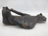 Black Clay Colima Pre Columbian Aztec Maya Toltec Seated God Mexico Sitting Terracotta