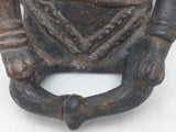 Black Clay Colima Pre Columbian Aztec Maya Toltec Seated God Mexico Sitting Terracotta