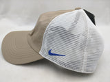 NEW Nike Hat Boise State Broncos Aerobill Trucker University BSU Cap Khaki
