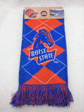 NEW Plaid Winter Scarf Boise State Broncos University BSU 2-Sided School Spirit Donegal Bay