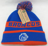 NEW POM Winter Hat Boise State Broncos University BSU Cap Beanie Donegal Bay