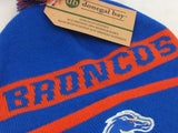 NEW POM Winter Hat Boise State Broncos University BSU Cap Beanie Donegal Bay