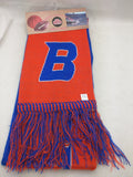 NEW Winter Scarf Boise State Broncos University BSU 2-Sided School Spirit Donegal Bay