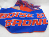 NEW Winter Scarf Boise State Broncos University BSU 2-Sided School Spirit Donegal Bay