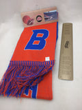 NEW Winter Scarf Boise State Broncos University BSU 2-Sided School Spirit Donegal Bay