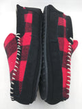 NEW 9 Slipper Plaid RALPH LAUREN POLO Men Red Black Hunter Check Suede Trim Cali House