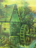 Lydiatt 8x6 Pocatello Idaho Milk Advertisment Framed Old Mill Stream Print Ad VTG