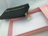 NEW Black Juicy Couture Zip Wallet Starburst Clutch Fold CC Zipper