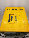 AN/USM-339 HP OSCILLOSCOPE AS-IS UNTESTED NO LID Case Navy Analog Military Spec Vintage