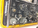 AN/USM-339 HP OSCILLOSCOPE AS-IS UNTESTED NO LID Case Navy Analog Military Spec Vintage