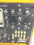 AN/USM-339 HP OSCILLOSCOPE AS-IS UNTESTED NO LID Case Navy Analog Military Spec Vintage