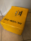 AN/USM-339 HP OSCILLOSCOPE AS-IS UNTESTED NO LID Case Navy Analog Military Spec Vintage