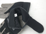 Rare NEW XL Komatsu Work Gloves Gray Grey Black NWOT Velcro Closure