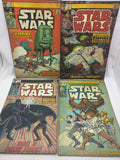 FADED (4) SET Tin Sign Star Wars Comic Book Cover Open Road 8.5X13 Falcon Chebacca AT Walker Vader
