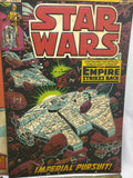 FADED (4) SET Tin Sign Star Wars Comic Book Cover Open Road 8.5X13 Falcon Chebacca AT Walker Vader