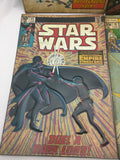 FADED (4) SET Tin Sign Star Wars Comic Book Cover Open Road 8.5X13 Falcon Chebacca AT Walker Vader