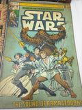 FADED (4) SET Tin Sign Star Wars Comic Book Cover Open Road 8.5X13 Falcon Chebacca AT Walker Vader