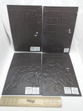 FADED (4) SET Tin Sign Star Wars Comic Book Cover Open Road 8.5X13 Falcon Chebacca AT Walker Vader