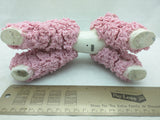 AS-IS Spaghetti Poodle French Kreiss Pink White Ceramic Figurine LARGE Figurine