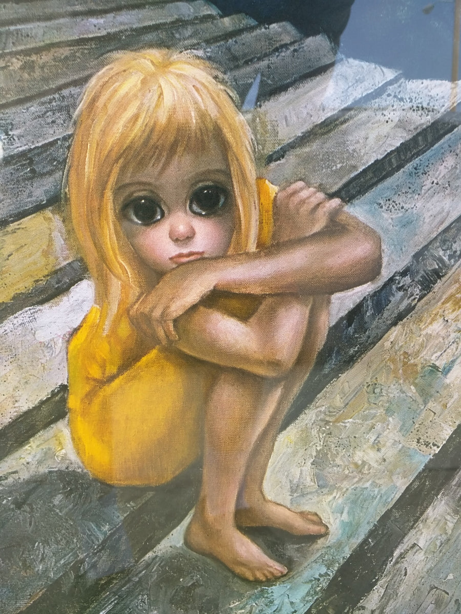 Margaret Keane 70s ヴィンテージ　ポスター 額付「ALONE」 IMG_20200724_150422_1200x1200.