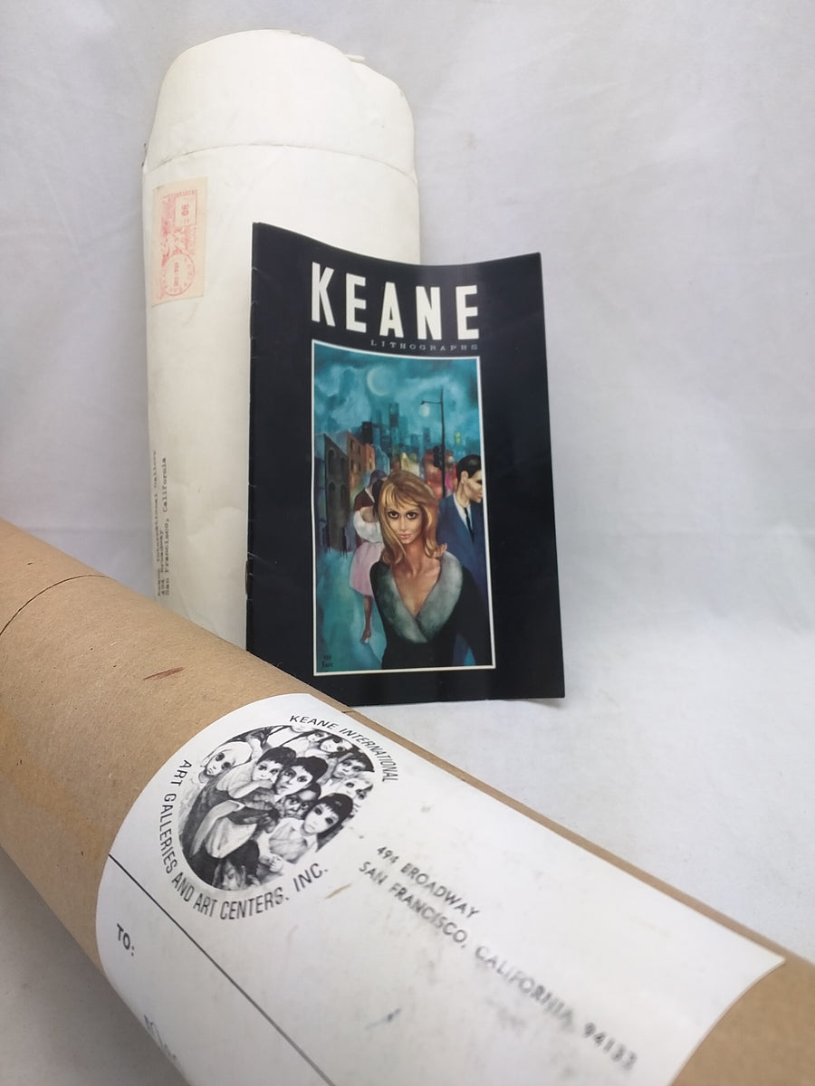 Keane Alone 1963 Lithograph Print Vintage Catalog Margaret Walter