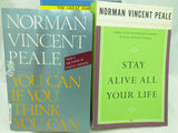 10 Norman Vincent Peale Book Set The Power of Positive Thinking Inspiring Bestsellers
