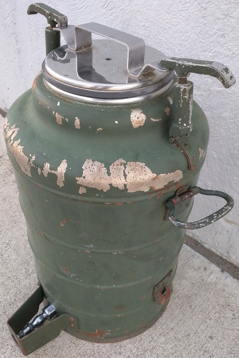 Vintage 1950’s Stanley Insulated Stainless Water Cooler Jug JEEP US Military