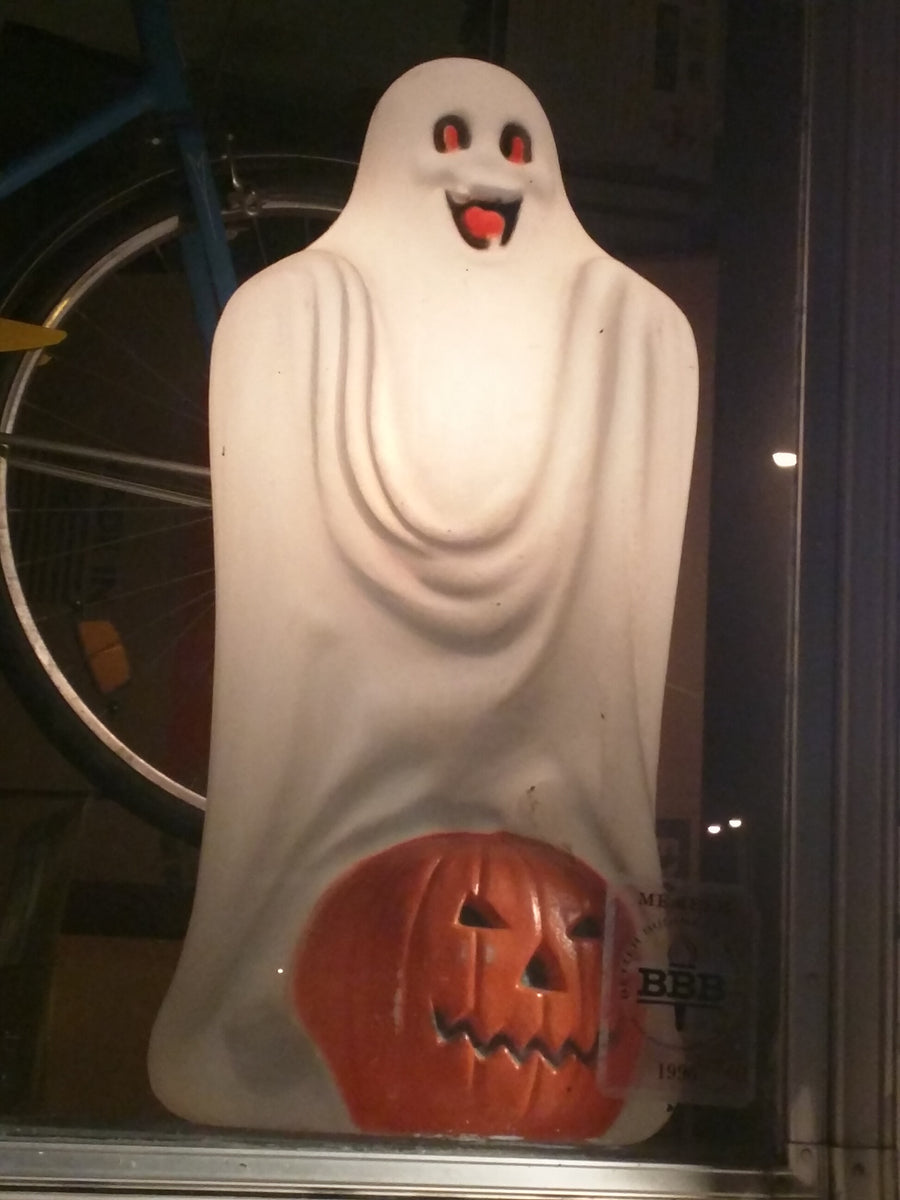 Outlet Blow Mold Halloween Ghost Pumpkin