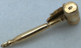 10K Gold Gavel Ionian Guard Knight Patch Fraternal Seed Pin LGB Intercollegiate Knights Fraternity Iona Idaho ? Service Sacrifice Loyalty Blue Vintage