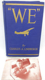WE 1st & 1930s CHARLES LINDBERGH Postcard PC AVIATION Spirit of St Louis AVIATOR Cockpit