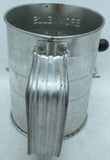 Bromwell's 3 Cup Metal Measuring Sifter Black Knob Vintage Rustic Farmhouse