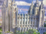 Larry Winborg Centennial Plate Salt Lake Temple Limited Edition Tiffany Collection LDS Mormon
