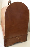 15J Singer Bentwood Wood Dome Case Sewing Machine 160809 Working