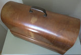 15J Singer Bentwood Wood Dome Case Sewing Machine 160809 Working