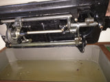 15J Singer Bentwood Wood Dome Case Sewing Machine 160809 Working