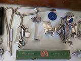 15J Singer Bentwood Wood Dome Case Sewing Machine 160809 Working