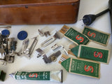 15J Singer Bentwood Wood Dome Case Sewing Machine 160809 Working