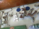 15J Singer Bentwood Wood Dome Case Sewing Machine 160809 Working