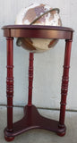 35" Platinum Classic Replogle Tall Floor Stand 12" Globe Bronze Metallic Map Cherry Base