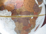 35" Platinum Classic Replogle Tall Floor Stand 12" Globe Bronze Metallic Map Cherry Base