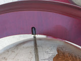 35" Platinum Classic Replogle Tall Floor Stand 12" Globe Bronze Metallic Map Cherry Base