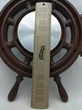 18" Taylor Barometer Ship Wheel Nautical Wall Mount Thermometer Baroguide Home Weather Station